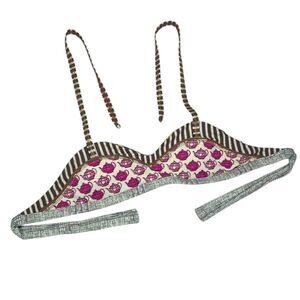 Maaji Reversible Tea Kettle Sexy Swim Bikini Top size 8